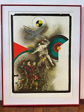 Karel VYSUSIL (1926-2014) LITOGRAFIA FIRMATA LA MINACCIA 28/30