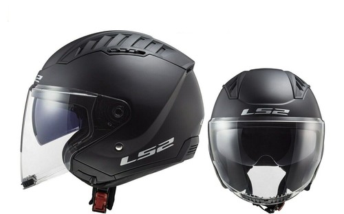 Casco moto jet doppia visiera - jet,