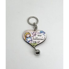 ALICE Portachiavi legno cuore