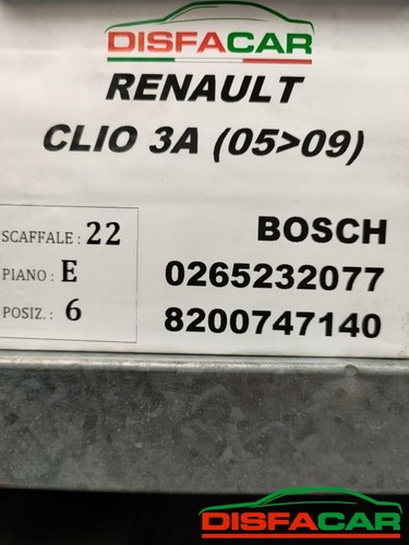 Centralina abs renault clio - centralina,