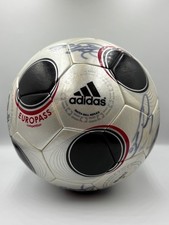 PALLONE CALCIO AUTOGRAFATO ADIDAS EUROPASS COMPETITION MATCH BALL REPLICA 2008