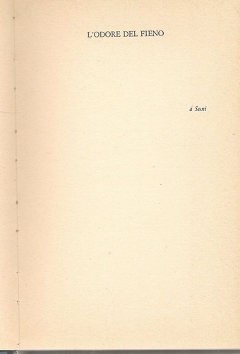 Odore del fieno - del, giorgio