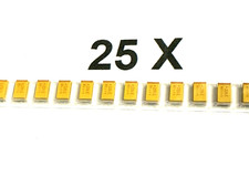 22uF, 25V, 20%, 125°, BF=D