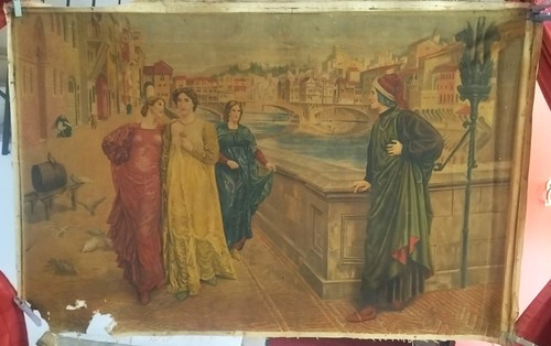 Stampa tela vintage - stampa,