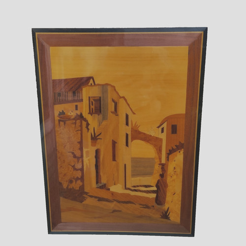 Targa quadro vintage sorrento - quadro,