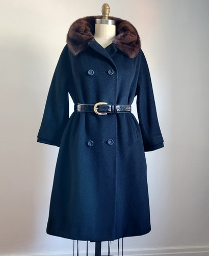 Cappotto vintage nero - cappotto,