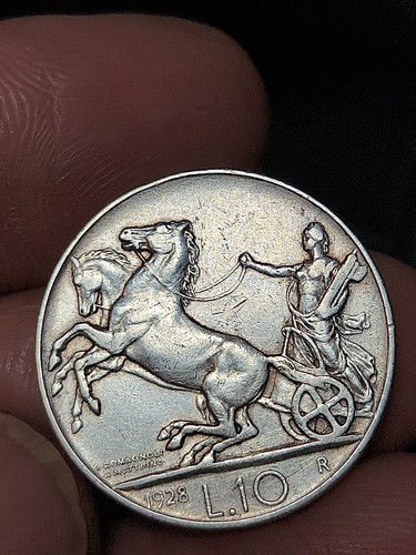 Lire 1928 biga lira - 10,