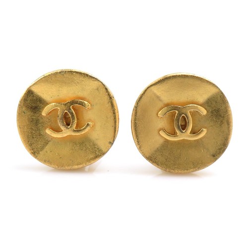 Orecchini clip con logo cc - a,