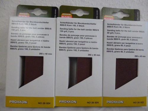 Proxxon set nastro - set, abrasivo