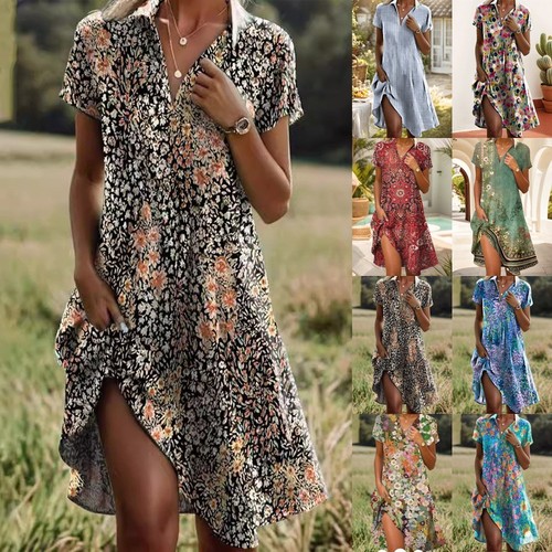 Abito donna boho floreale - donna,