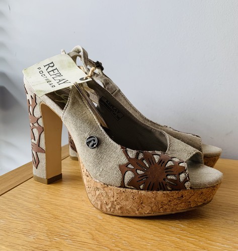 Sandali con tacco alto replay - sandali,