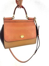 Dolce & Gabbana – Borsa Sicily Media in pelle, con certificato di autenticità.