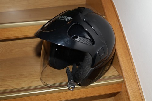 Casco jet nolan n41 nero - xs,