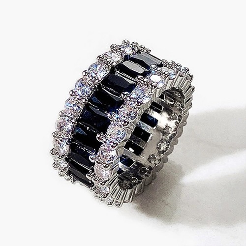 Anello zircone multifila - anello, lusso