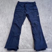 Pantalone Burton Southside uomo XL blu living fodera shell snowboard sci slim fit