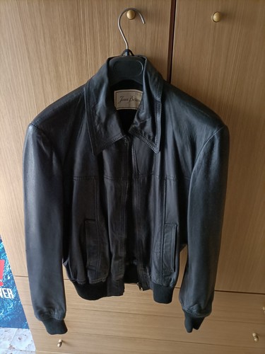 Giubbino ecopelle nero - in,