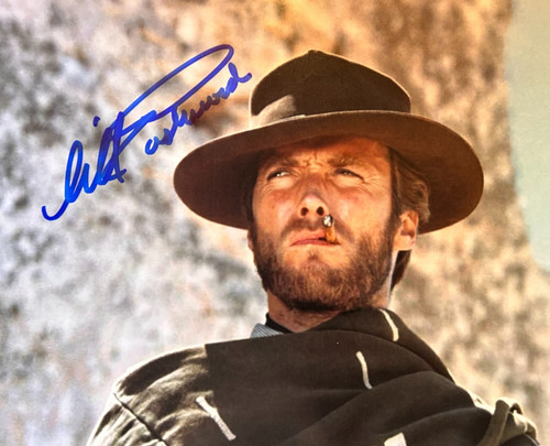 Clint eastwood firmato - clint, 8x10"