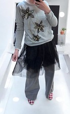 Felpa Silvian Heach con parte inferiore in rete taglia XS/S