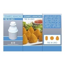 STAMPO PER ARANCINO 3 IN 1 PER ARANCINI CON TRE FORME DIVERSE ARANCINO