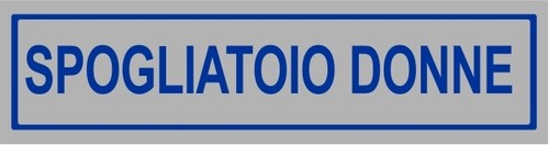 Tabelle cartello segnaletica