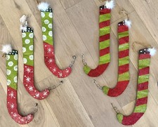 Calze natalizie a rete Peri Wortjer per Silvestri Out Of My Mind Designs 6pz