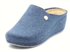 Grunland RAPY CI1541 Blu Pantofole per Donna in tessuto