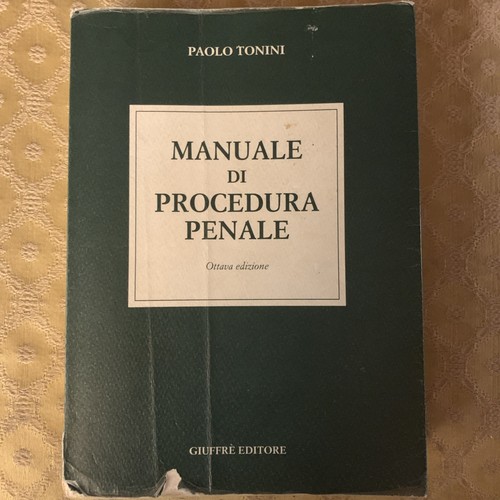 Manuale procedura penale - manuale, di