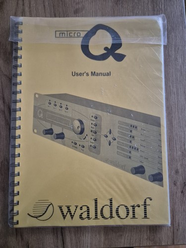 Waldorf micro manuale - waldorf,
