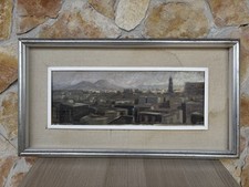 Quadro -Veduta Panoramica Di Napoli- dipinto a olio