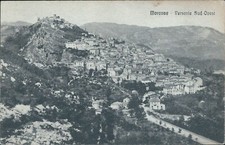 cr194 cartolina morcone versante sud ovest provincia di benevento campania