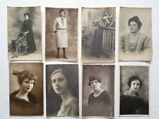 8 Vecchie Foto Donna Ritratto