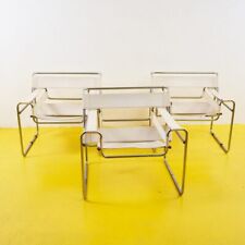 poltrone wassily vintage in stile, tre pezzi