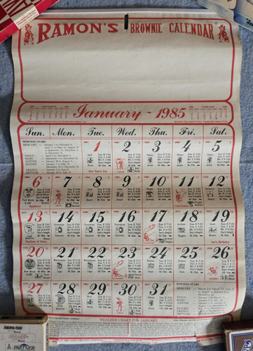 Calendario ramon brownie - ramon's,