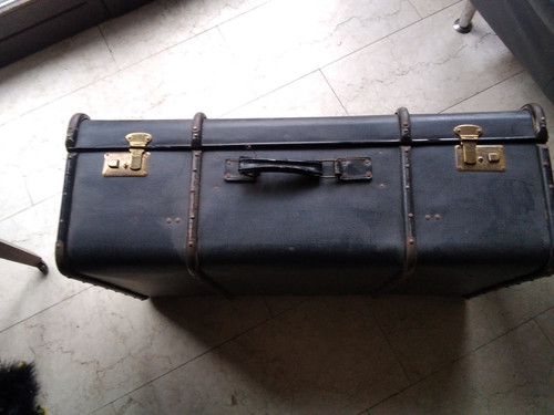 Antica valigia viaggio - valigia,