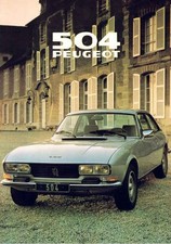 Catalogue brochure Peugeot 504