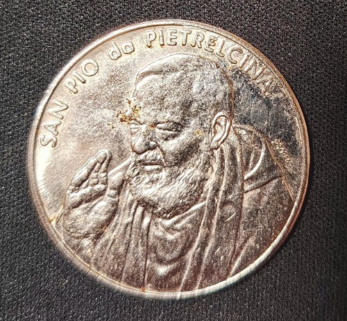 Medaglia san padre pio - medaglia, da