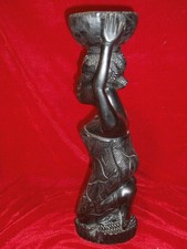 SCULTURA AFRICANA ebano DONNA