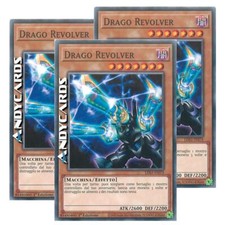 3x DRAGO REVOLVER · (Barrel Dragon) · Comune · LDS1 IT075 · YUGIOH!