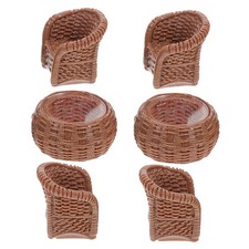  1 Set/6 pz Micro Sedia da