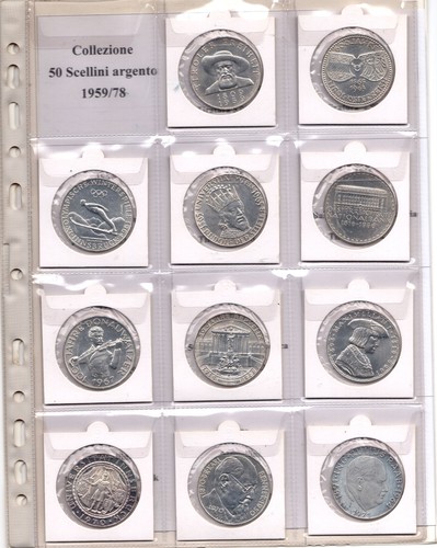 Austria monete scellini - da, 50