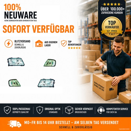 Set fari anteriori halogen - set,