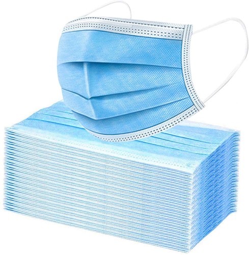 Mascherine monouso blu - mascherine, 3