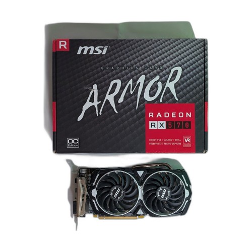 Gpu msi armor - rx, 8gb