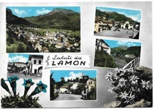 Saluti da Lamon (Belluno). Vedutine.