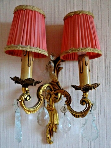 Anciennes appliques bronze - anciennes,