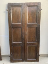 Coppia Di Porte In Noce Epoca