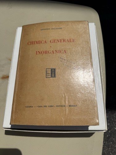 Giacalone chimica generale - giacalone,