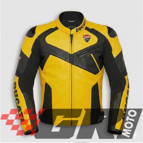 Giacca pelle moto ducati corse - pelle,