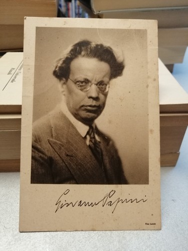 Cartolina giovanni papini non - cartolina,