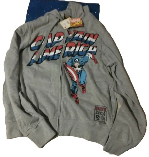 Captain america felpa - america, grigia